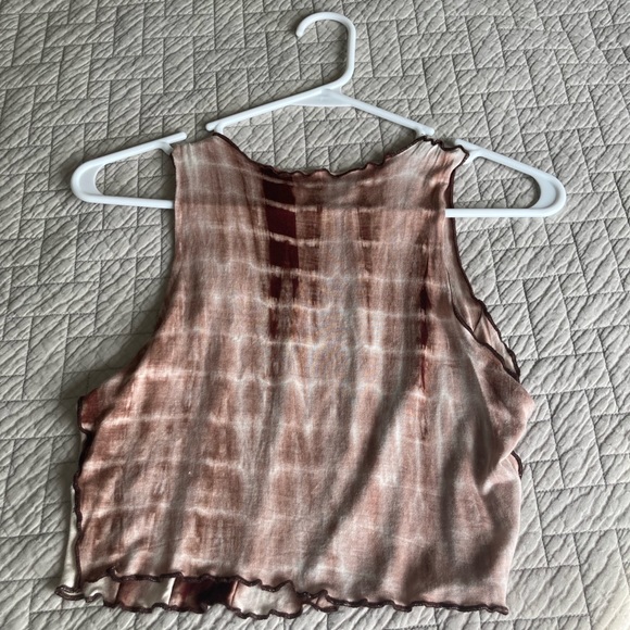 Brown tie dye tank top 🐻 - Picture 6 of 6